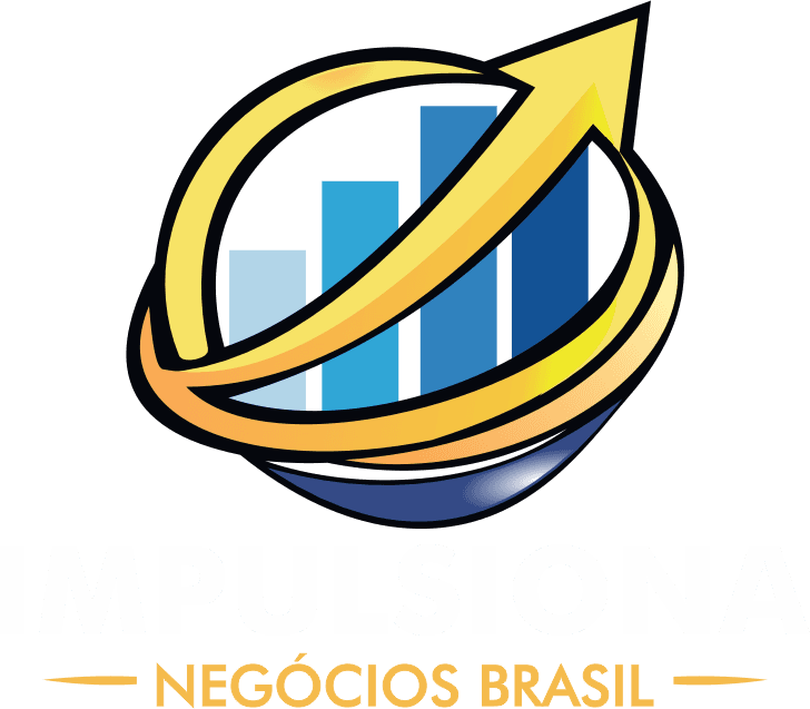Identidade visual vertical da Impulsiona Negocios Brasil